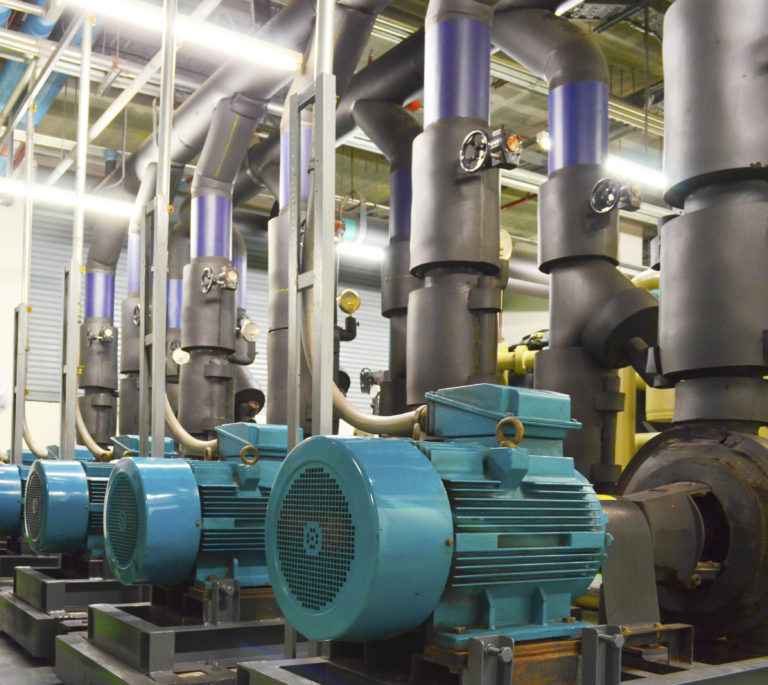 Water-pumping-station-and-industrial-interior-pipes